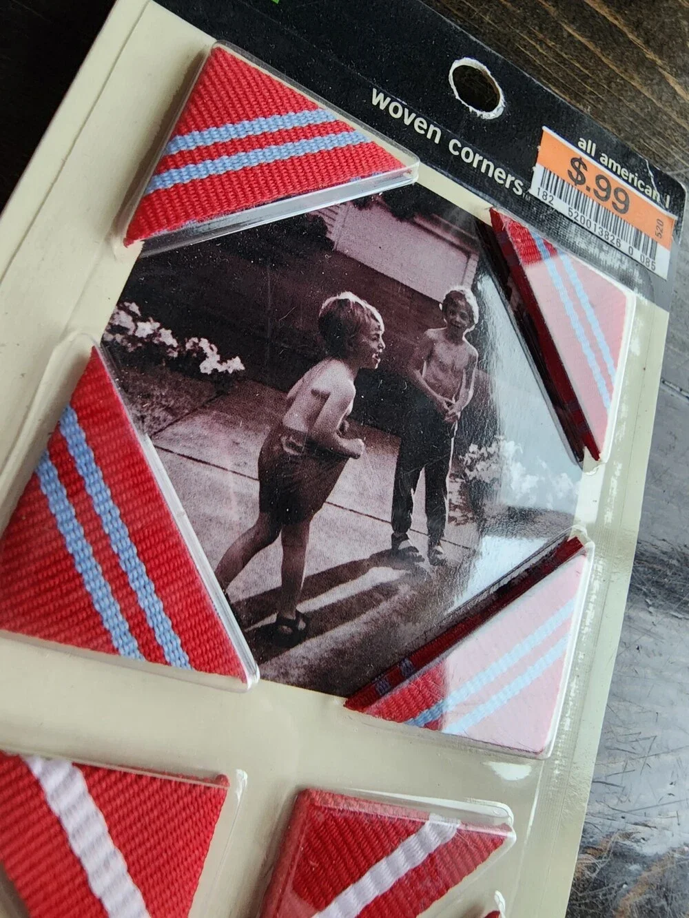 RARE Making Memories Woven Photo Corners Card Scrapbook Stickers Retired NEW #18
